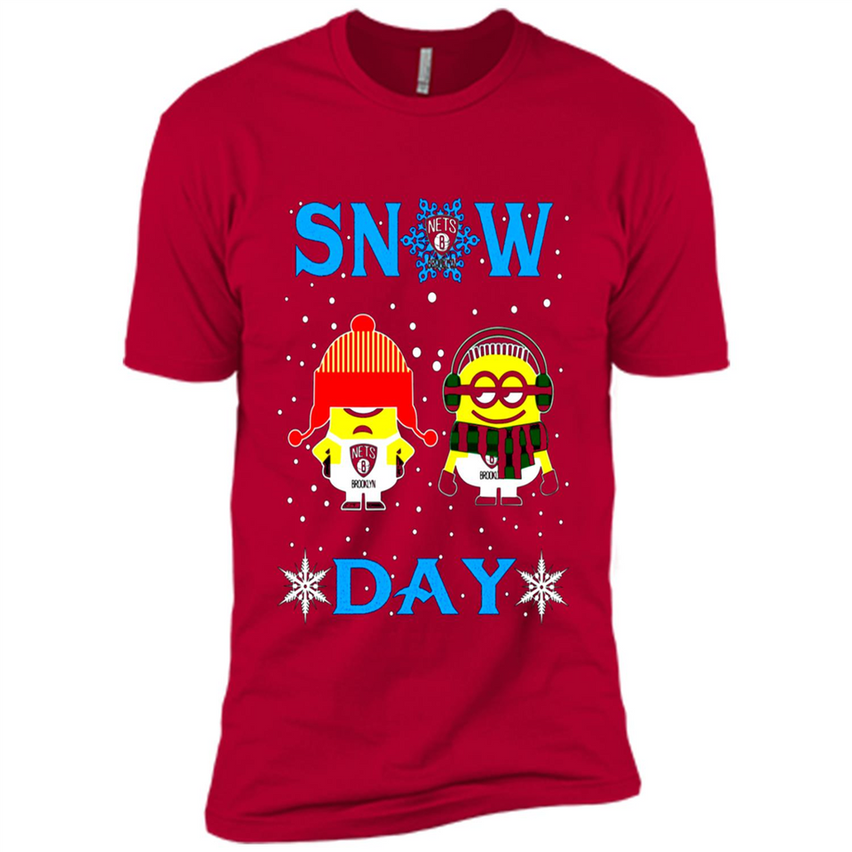 Snow Day Shirt For Brooklyn Nets Vs Minion Fans pingpong