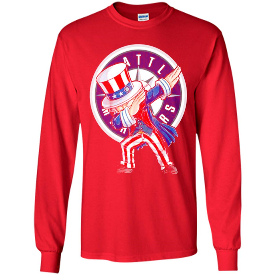 MLB SEATTLE MARINERS UNCLE SAM DABBING INDEPENDENCE DAY