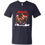 Metallica christmas sweatshirt hoodie long PINGPONG - Men's V-Neck