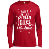 Have A Holly Jolly Christmas - Canvas Long Sleeve T-Shirt