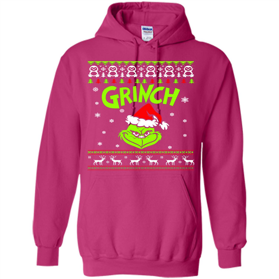 The Grinch Face Christmas - Hoodie