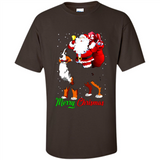Merry Christmas Santa Claus With Big Dog sweater PINGPONG