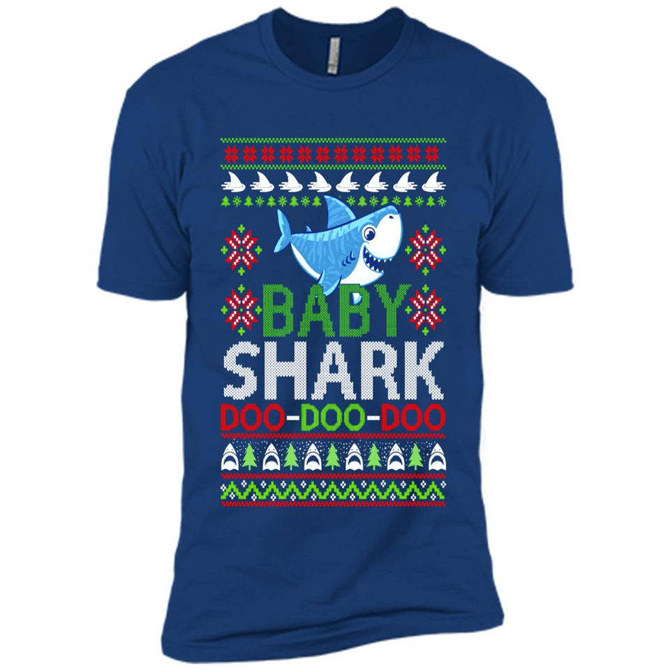 Baby shark Doo Doo Doo Christmas - Premium Short Sleeve T-Shirt