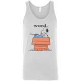 Snoopy Word - Canvas Unisex Tank