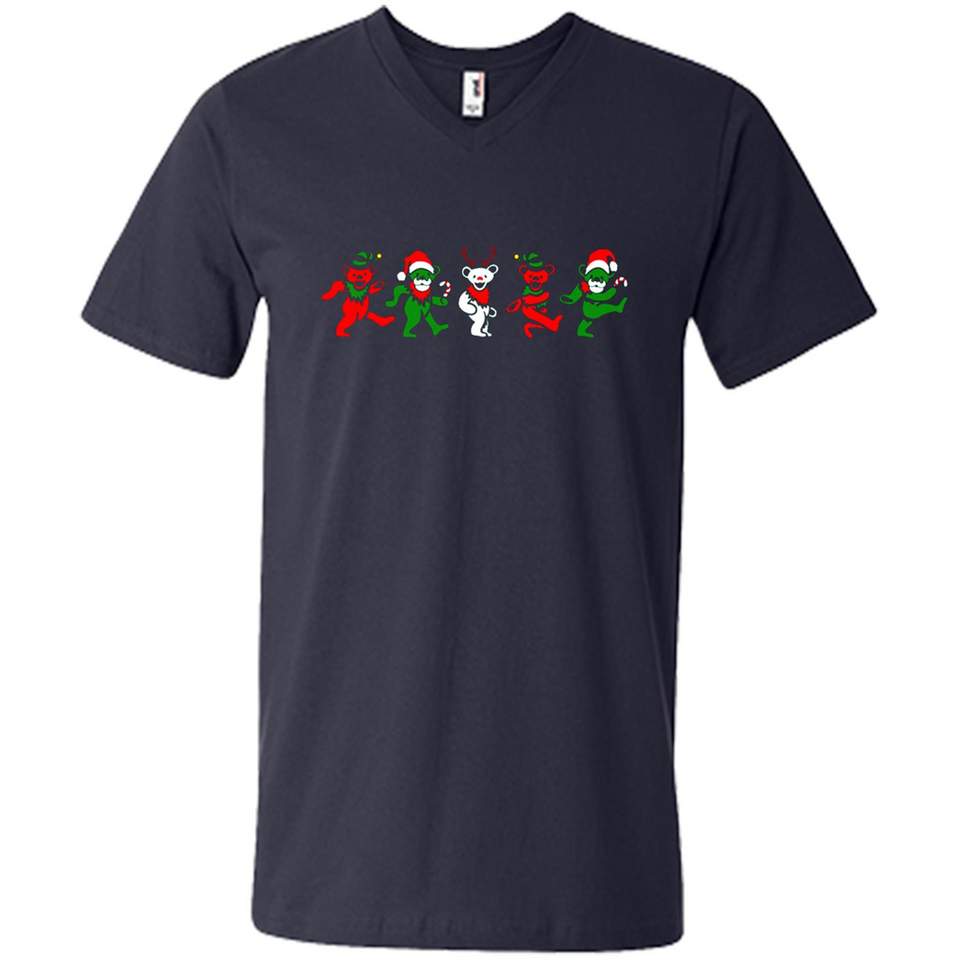 Dancing Bears Dance Christmas For Xmas Sweatshirt - Men's V-Neck