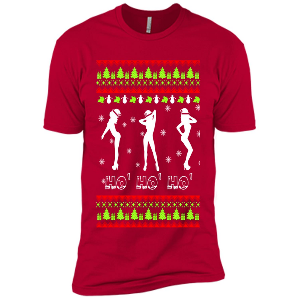 Ho Ho Ho Santa's Helpers Christmas - Premium Short Sleeve T-Shirt