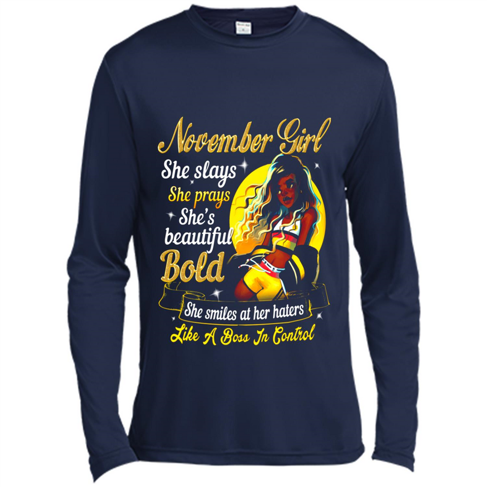 November Girl She Slays She Prays She's Beautiful PINGPONG