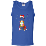 Christmas Lights Boxer Dog Funny Xmas Sweatshirt - Tank Top