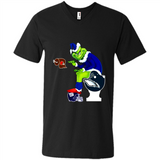 New York Giants Toilet Grinch Santa Claus Football Fan PINGPONG