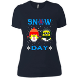 Snow Day Shirt For Houston Rockets Vs Minion Fans pingpong