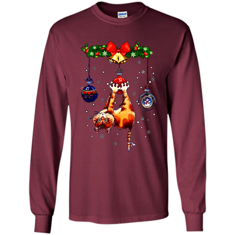 Merry Christmas Funny Cat Christmas sweater, sweater PINGPONG