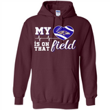 Baltimore Ravens Football My Heart is on that Field - Hoodie