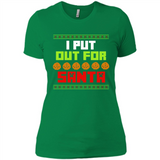 Cookies Out For Santa Christmas - Ladies' Boyfriend T-Shirt