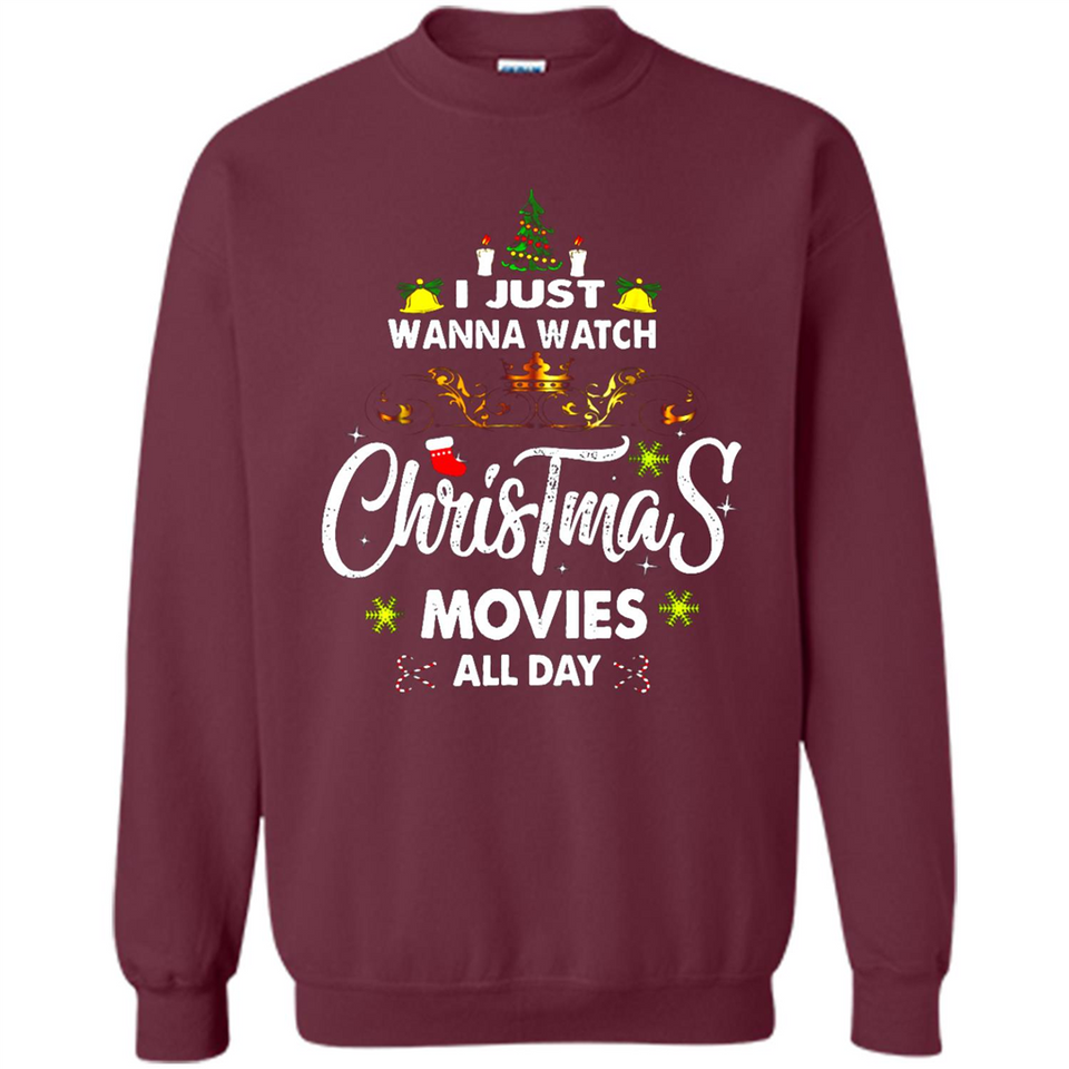 Funny Christmas Movie Shirt, Christmas Movies - Sweatshirt