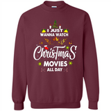 Funny Christmas Movie Shirt, Christmas Movies - Sweatshirt