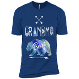 Grandma Bear Shirt Tribal Family Vacation & Camping Tee - Premium Short Sleeve T-Shirt