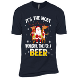 Its The Most Wonderful Time for a Beer - Premium Short Sleeve T-Shirt