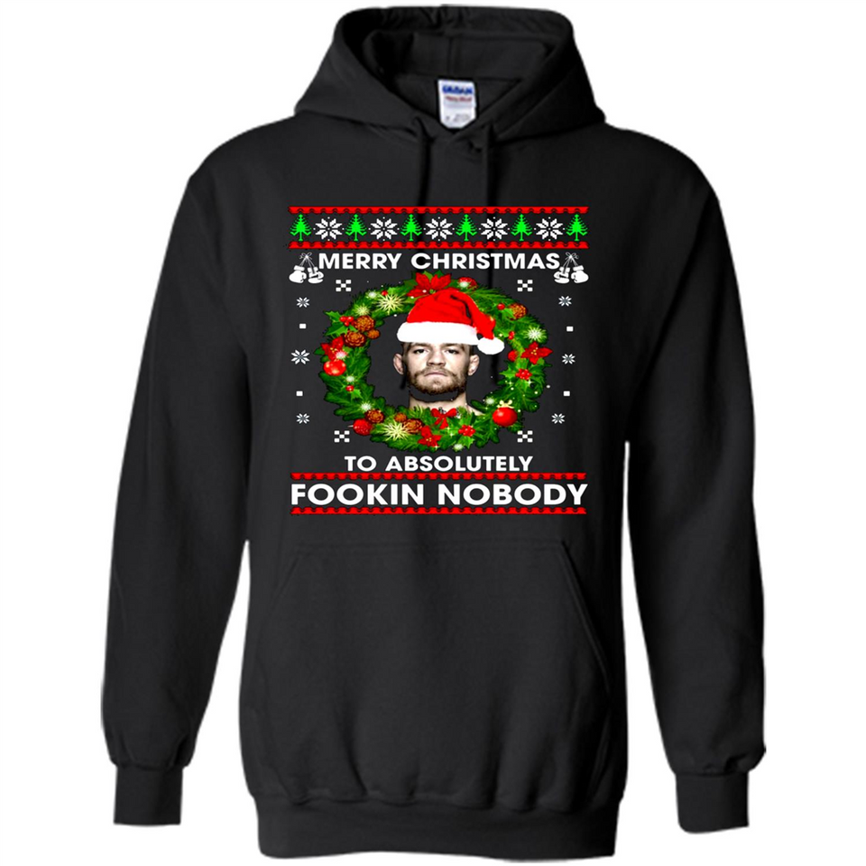 Merry Fookin Christmas Conor Mcgregor sweater PINGPONG