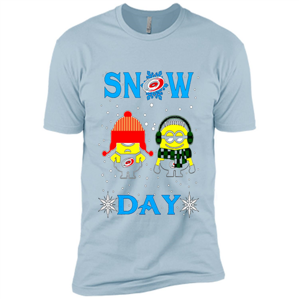 Snow Day Shirt For Carolina Hurricanes Vs Minion Fans pingpong
