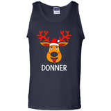 Donner Reindeer Santa Claus Funny Xmas Holiday T-Shirt - Tank Top