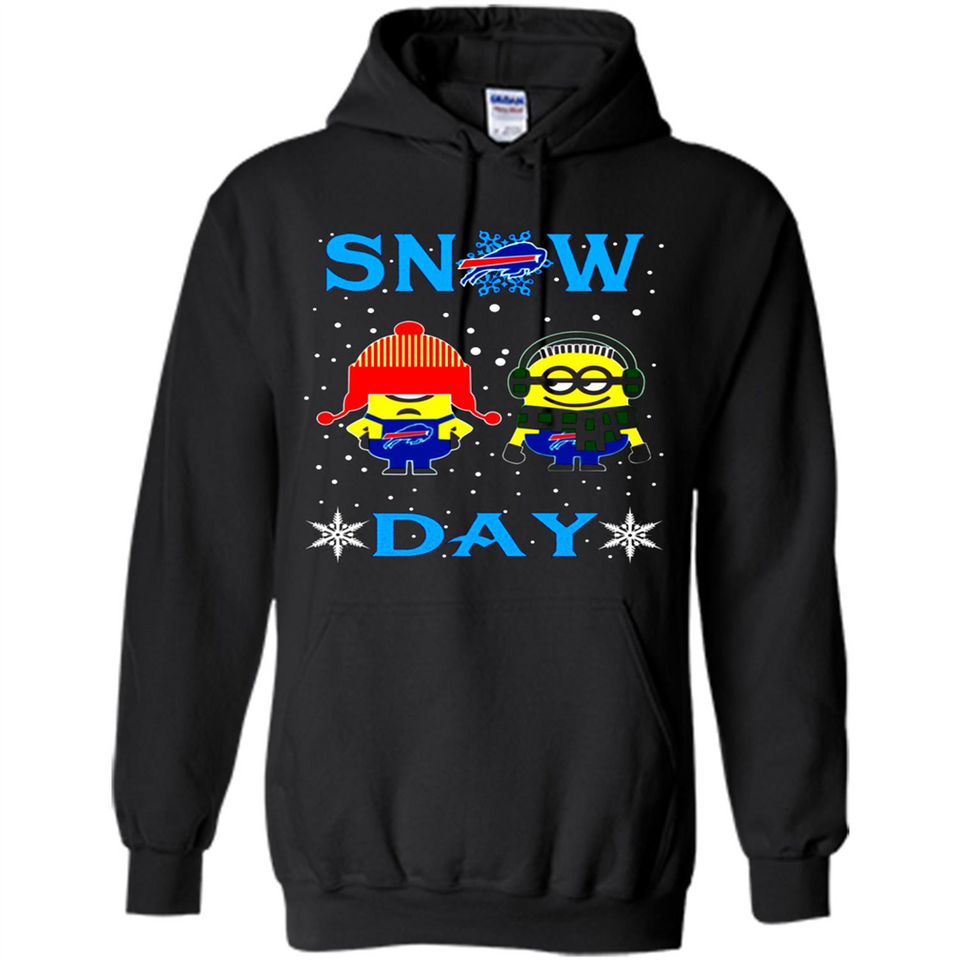 Snow Day Shirt For Buffalo Bills Vs Minion Fans pingpong