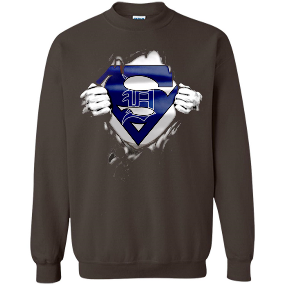 Detroit Tigers And Superman Fans - Sweatshirt