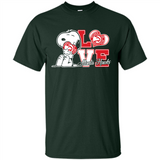 Snoopy loves NBA Atlanta Hawks - Shirt