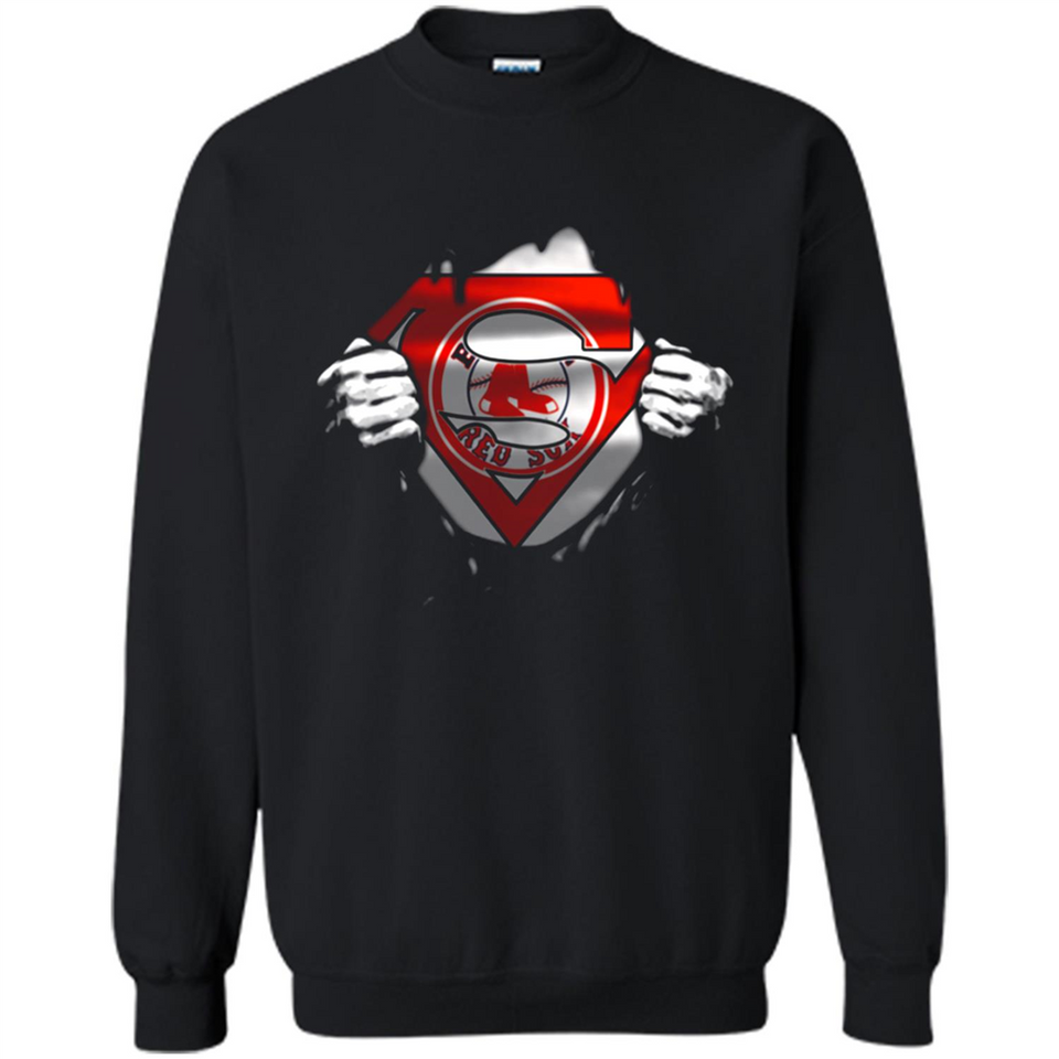 Boston Red Sox And Superman Fans - Sweatshirt