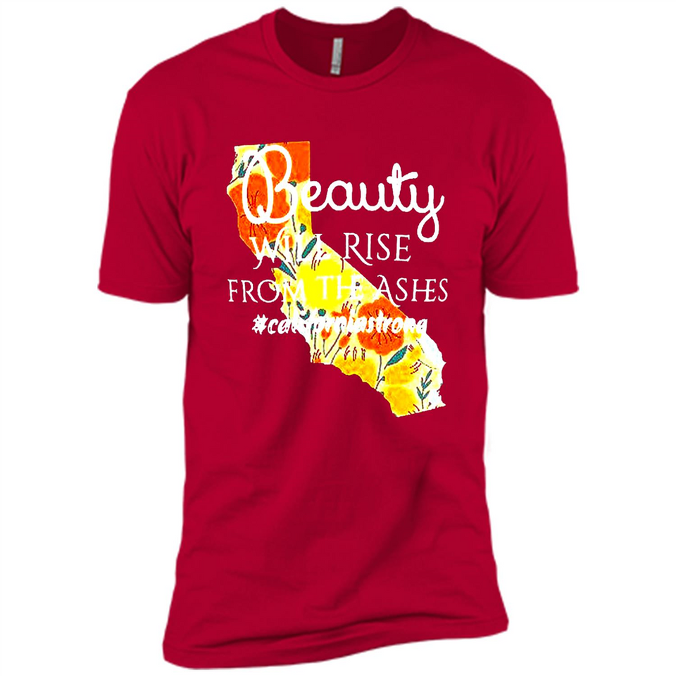 Paradise California Strong Camp Fire Youth T-Shirt PINGPONG - Premium Short Sleeve T-Shirt