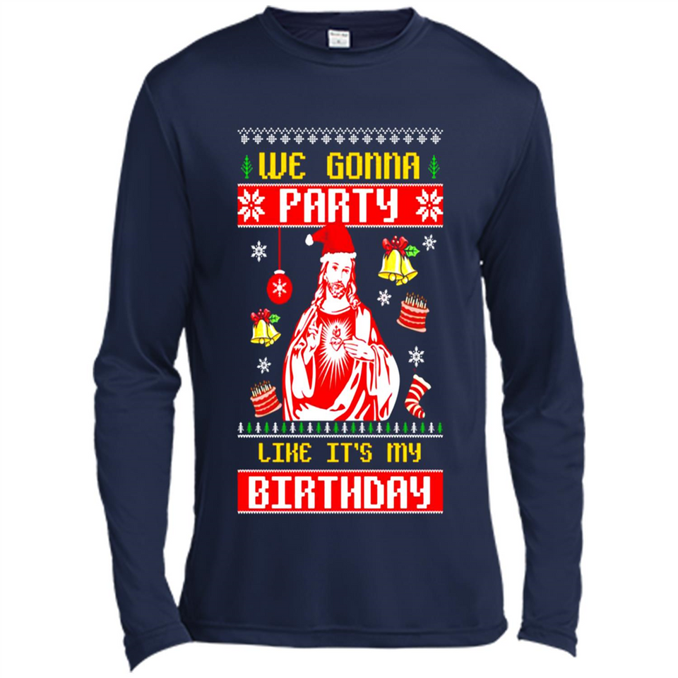 We Gonna Party Like It's My Birthday Jesus Christmas PINGPONG