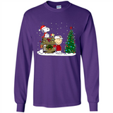 Arizona Cardinals Snoopy The Peanuts Movie Christmas Football Super Bowl pingpong - Long Sleeve T-Shirt