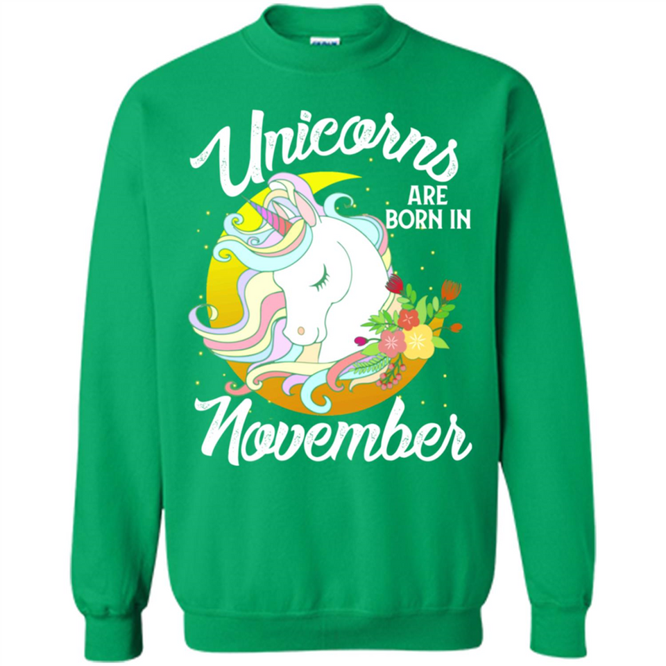 Unicorns Are Born In November Magical Rainbow
