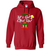 Let's Get Elfed Up Drinking Beer Christmas PINGPONG