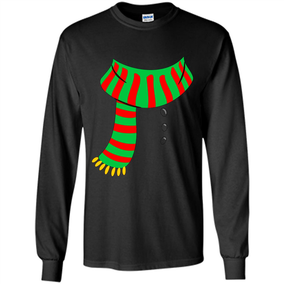 Snowman Scarf Costume T-shirt Christmas