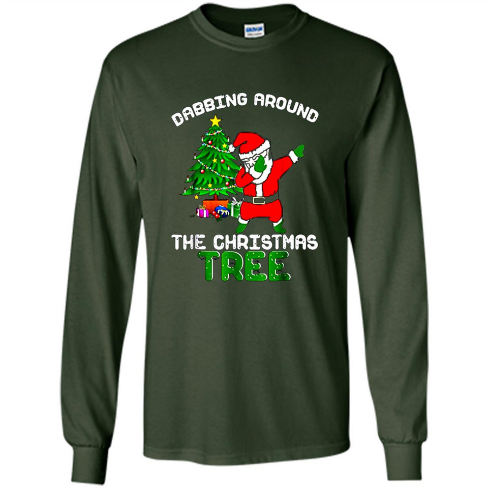 Christmas Dabbing Santa - Long Sleeve T-Shirt