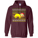 Merry Slothmas Sloth Christmas Sweater PINGPONG - Hoodie