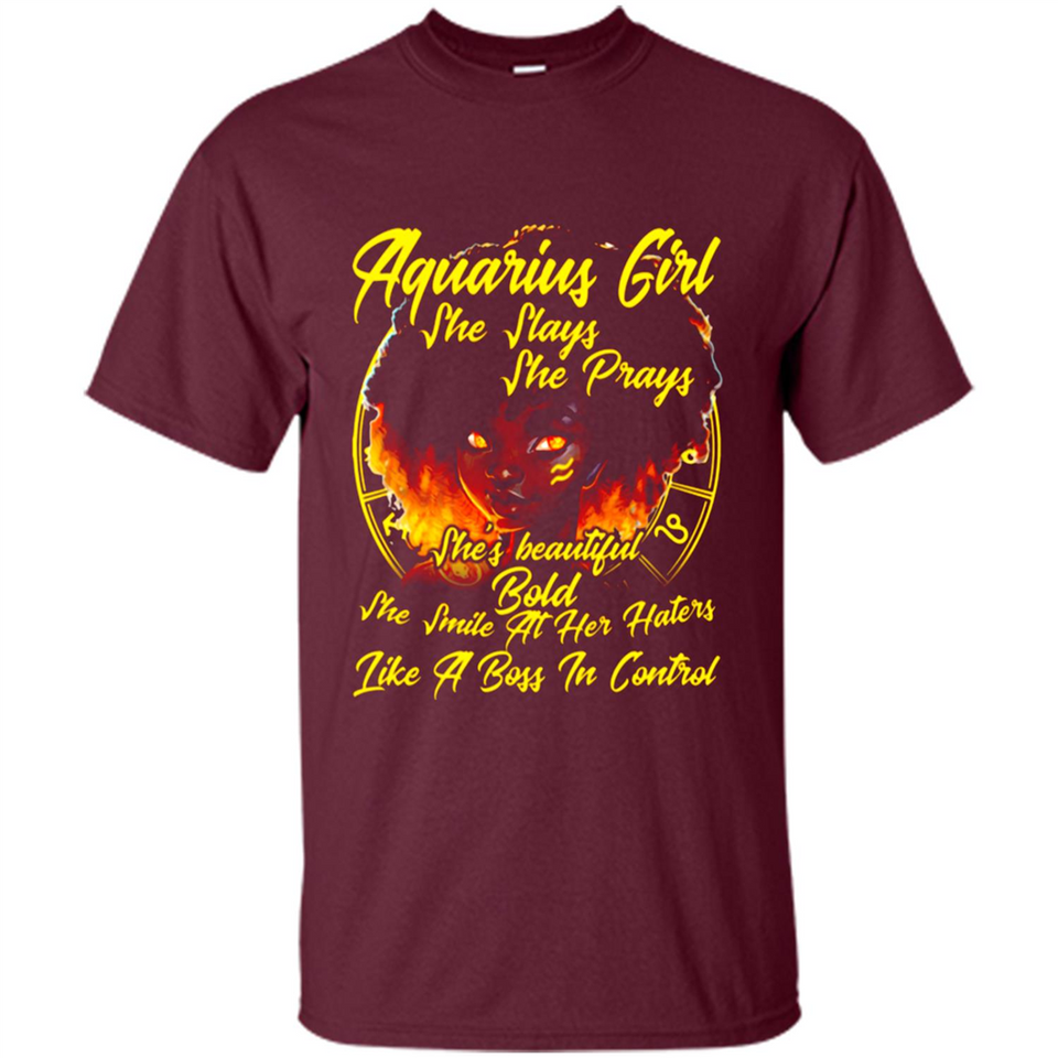 Aquarius Girl She Slays She Prays Zodiac Sign PINGPONG