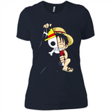 Luffy Flag One Piece - Ladies' Boyfriend T-Shirt