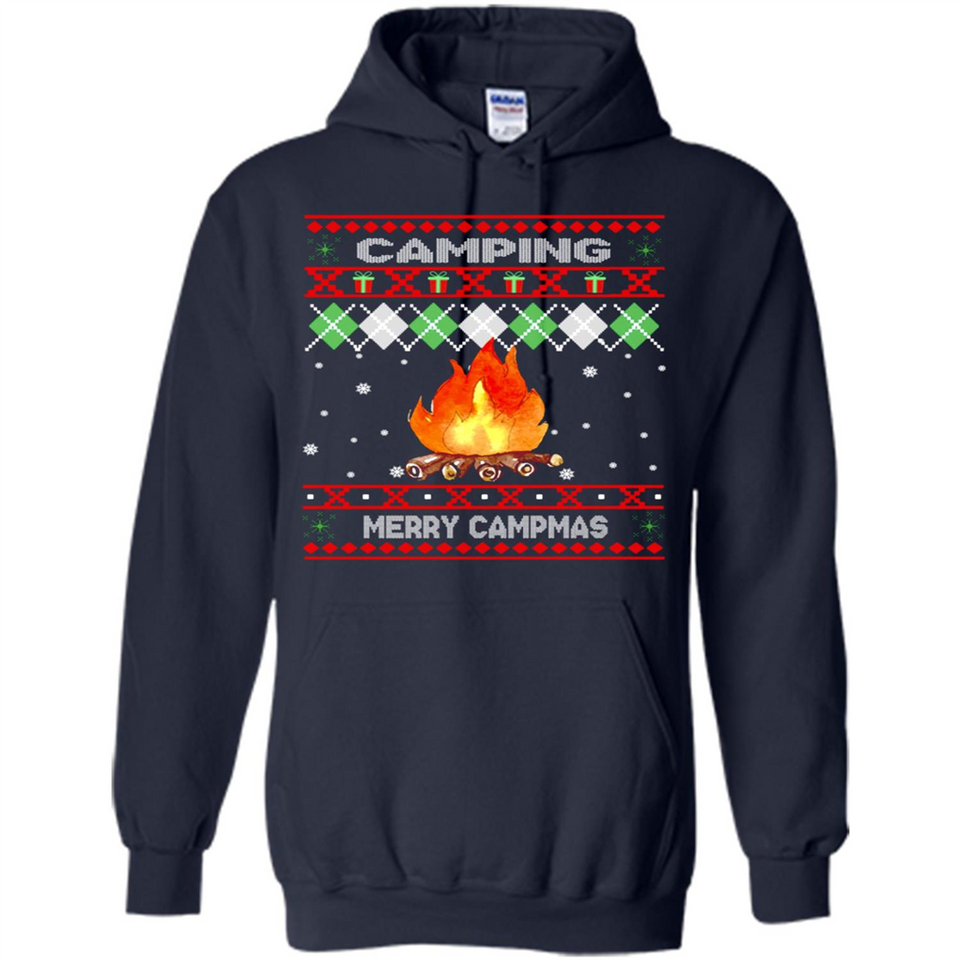 Merry Campmas Ugly Christmas - Hoodie
