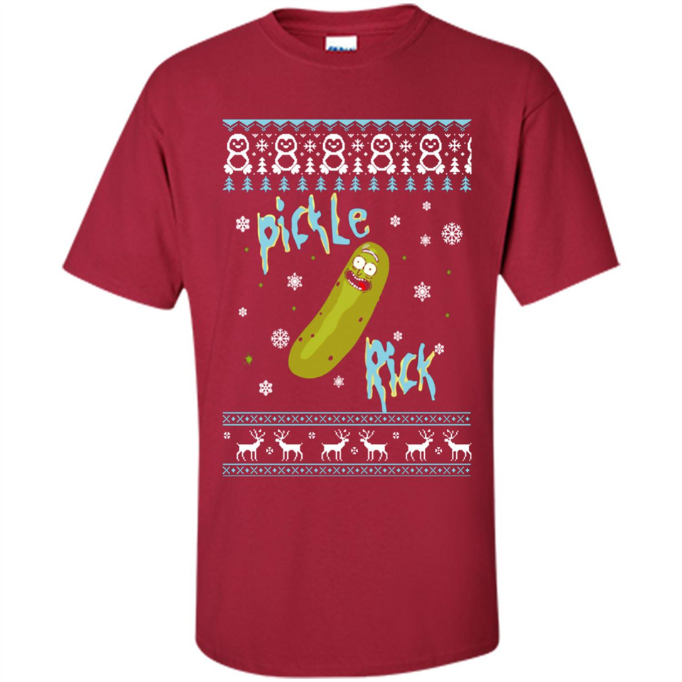 Rick and Morty Pickle Rick Ugly Christmas Sweater - Shirt