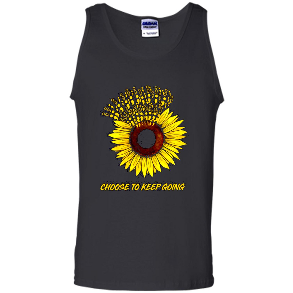 Semicolon Sunflower choose to keep going PINGPONG