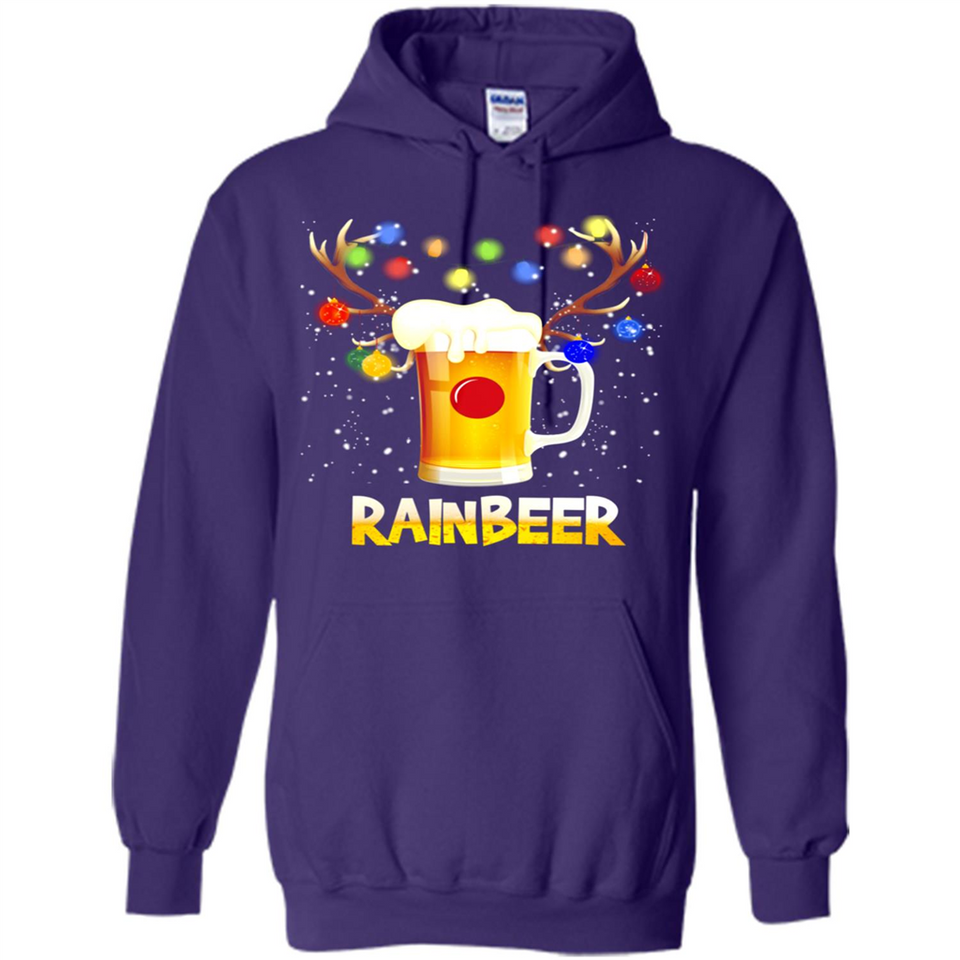 Rainbeer Christmas Reindeer Beer Drinking