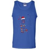 Rottweiler Santa Lights Christmas Dog Xmas Sweatshirt - Tank Top