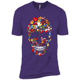 Skull Christmas Decorations Merry Xmas T-Shirt - Premium Short Sleeve T-Shirt