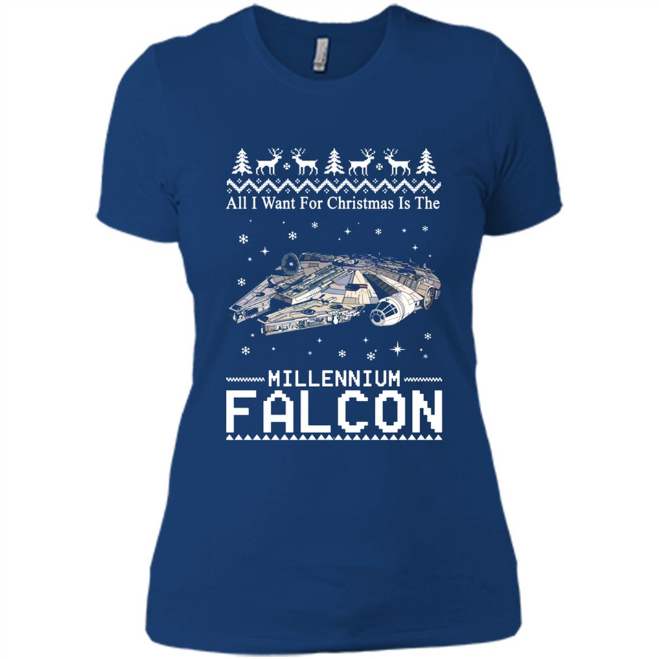 All I Want For Christmas Is The Millennium Falcon ugly PINGPONG