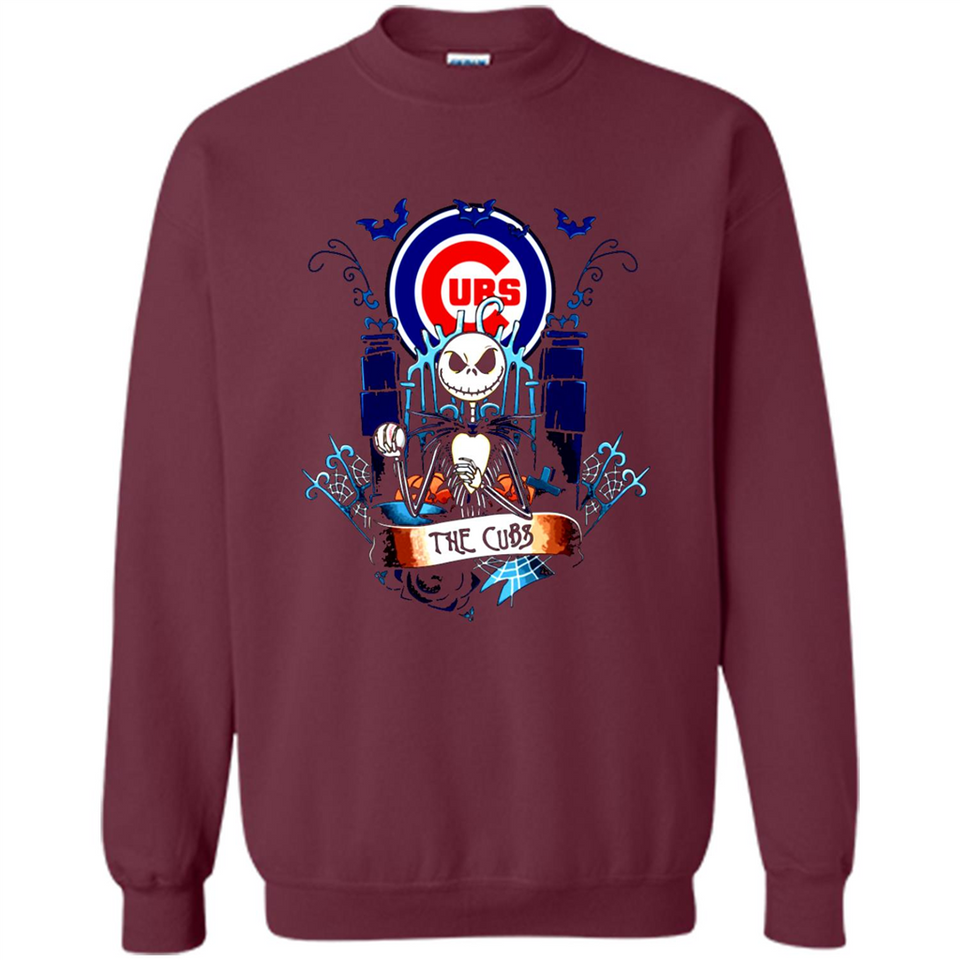 Chicago Cubs Halloween The Nightmare Before Christmas - Sweatshirt
