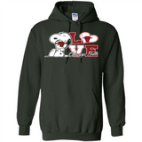Snoopy loves NBA Chicago Bulls - Hoodie