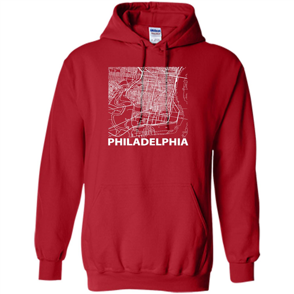 Philadelphia Pennsylvania City Map Souvenir