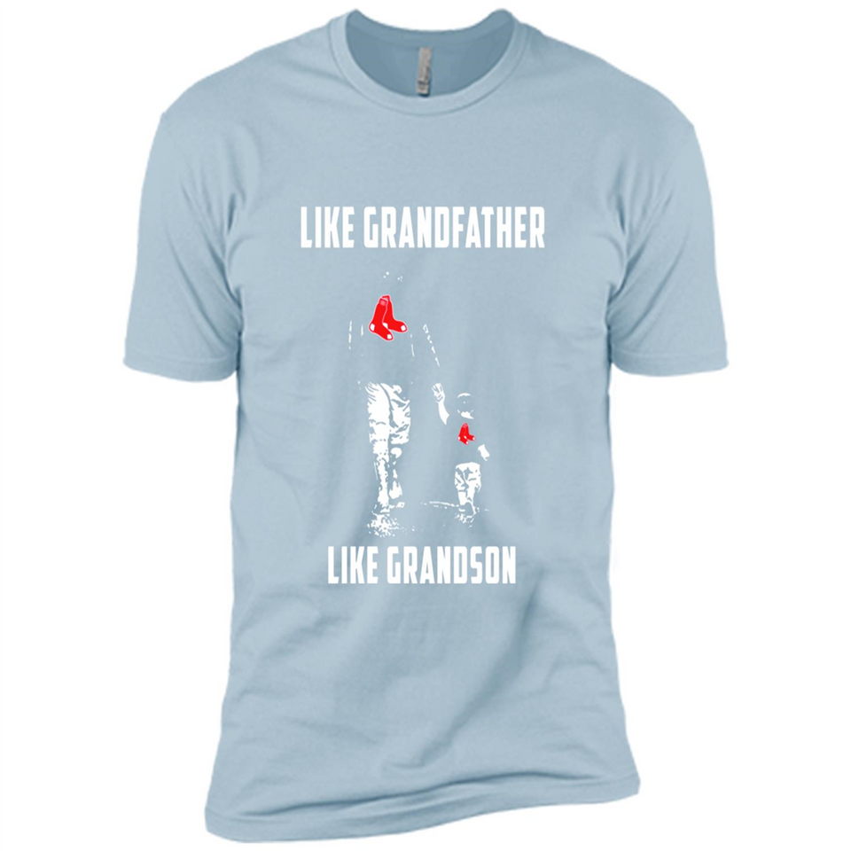 Boston Red Sox GrandFather Like GrandSon - Premium Short Sleeve T-Shirt