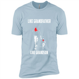 Boston Red Sox GrandFather Like GrandSon - Premium Short Sleeve T-Shirt
